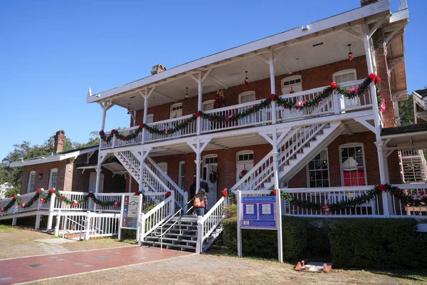 stock image St. Augustine, Florida - December 28, 2022: The Keepers House building at Saint Augustine historic lighthouse