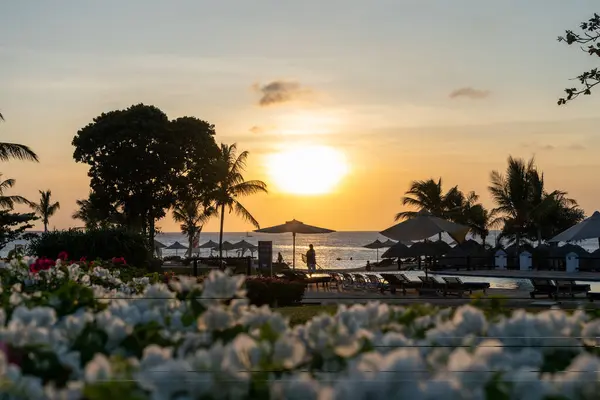 Zanzíbar Tanzania Marzo 2023 Puesta Sol Royal Zanzibar Resort Resort — Foto de Stock