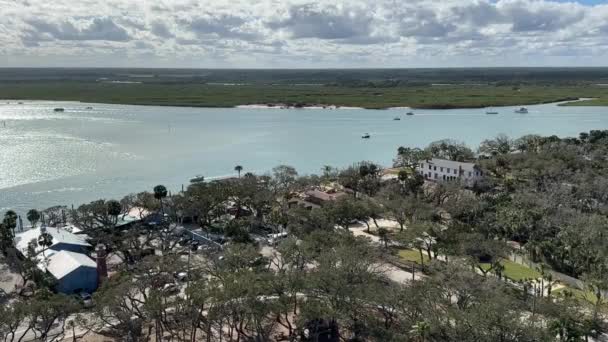 Вид Залив Понсе Флориде Атлантический Океан — стоковое видео