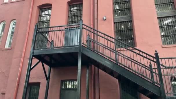 Augustine Floryda Grudnia 2022 Ujęcie Panoramiczne Słynnego Budynku Starego Więzienia — Wideo stockowe