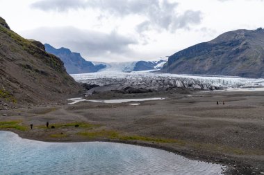 Yaz boyunca İzlanda 'da İskelet Kafatası Buzulu