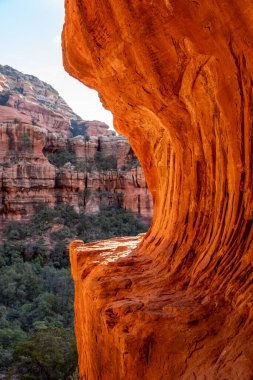 Half of the Subway Cave in Sedona Arizona