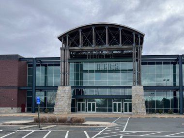 Fairfax, Virginia - December 30, 2023: Closed and abandoned Dicks Sporting Goods retail store