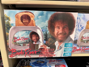 Chandler, Arizona - 5 Mart 2024: Bob Ross bir dükkanda satılık tost makinesi teması