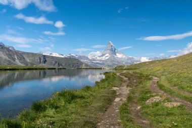 Stellisee Gölü, İsviçre, Zermatt - Beş Göl Yürüyüşü