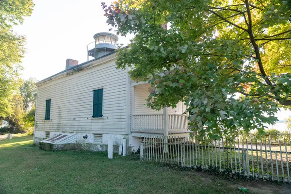 Jones Point Deniz Feneri Alexandria Virginia 'da Potomoc Nehri üzerinde