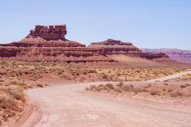 Loney, Tanrılar Vadisi 'nin ıssız manzarası Utah Eyalet Parkı