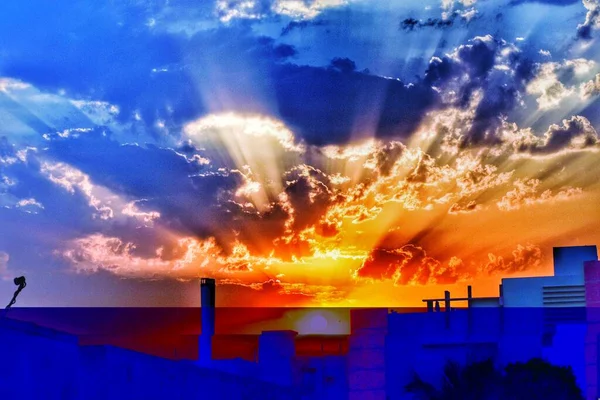 Красота Восходящего Солнца — стоковое фото