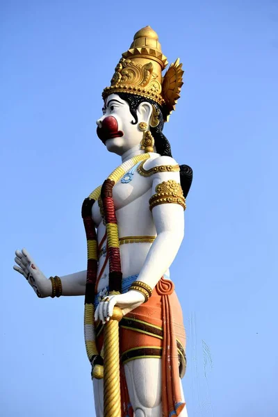 Hanuman Dio Indù Scimmia Divina Vanara Compagno Del Dio Rama — Foto Stock