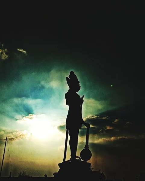 Hanuman Est Dieu Hindou Divin Singe Vanara Compagnon Dieu Rama — Photo