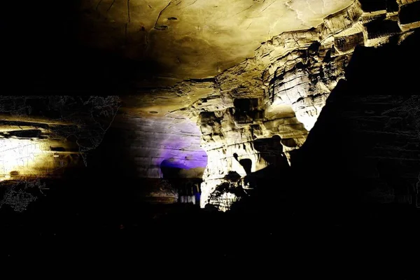 Cave Situated Belum Kurnool India — Stock Photo, Image