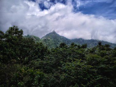 Dağların güzel manzarası