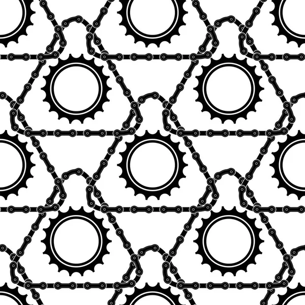 자전거 바탕에서 고립되어 패턴을 만들어 — 스톡 벡터