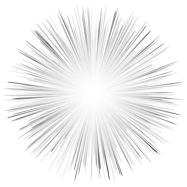 Explodir Flash Explosão Desenhos Animados Star Burst Fundo Branco — Vetor de Stock