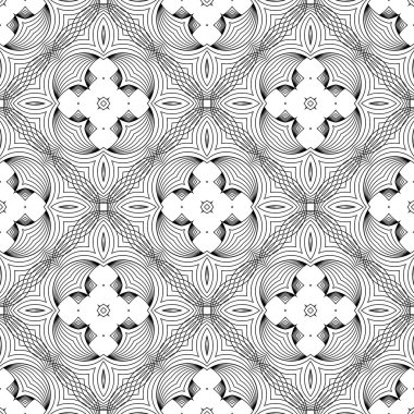 Beyaz Arkaplanda İzole Satır Simgesiz Deseni.