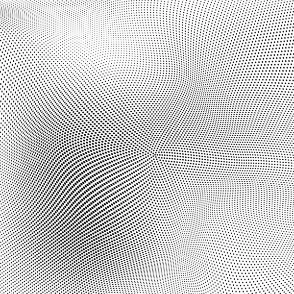 Motif Demi Teinte Ensemble Points Texture Pointillée Sur Fond Blanc — Image vectorielle