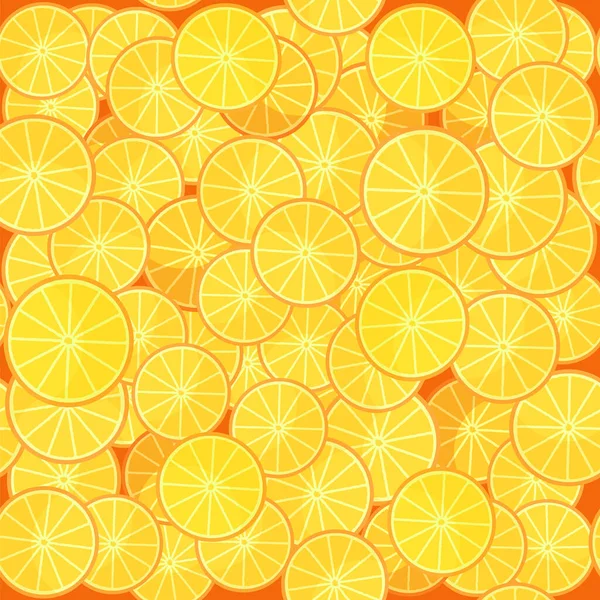 Świeży Plasterek Pomarańczy Bez Szwu Soczystym Tłem Circle Orange Tropikalny — Zdjęcie stockowe