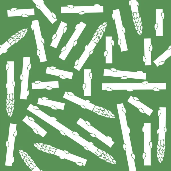 Tasty Fresh White Asparagus Set Isolated Green Background Best Food — Stock Photo, Image