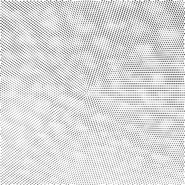 Vector Halftone Pattern. Set of Dots. Dotted Texture on White Background. Overlay Grunge Template. Distress Linear Design. Fade Monochrome Points. Pop Art Backdrop.
