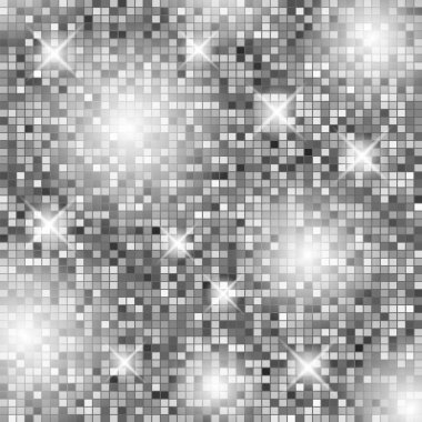 Disko topu gri desenli. Gri parlak cam arka plan.