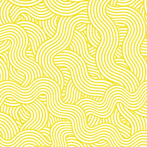 Vektör Japon ramen çorbası. Kırmızı tabakta Asya yemeği. Erişte dokusu. Doğu mutfağı. Sırt çantalı makarna. Spagetti soyut geometrik desen.