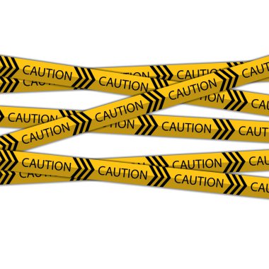 Vektör uyarı bantları ayarlandı. Sarı ve Siyah Tehlike Uyarı İşareti. Çizgili Geçiş Soyut Katı Bariyeri. Çapraz Çizgili Çizgiler. İnşaatta ya da Yolda Tehlike.