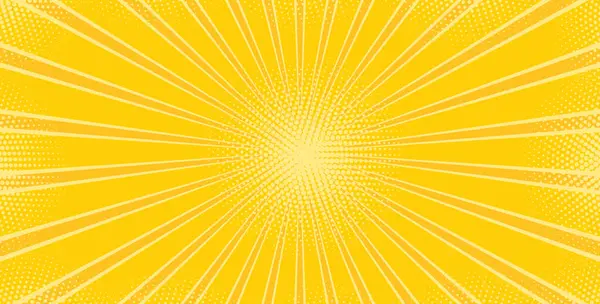 Sarı soyut ışın arkaplanı. Güneş doğuyor. Yarım tonlu sarı yıldız patlaması. Güneş altından gökyüzü ışını dokusu. Parlak yıldız patlaması.