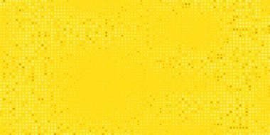 Vektör Yellow Tech Finans Finans Geçmişi. Soyut Piksel Deseni. Dijital İş Teknolojisi veya Bilim Araştırma Arkaplanı.