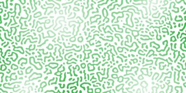 Üretken algoritma psikedelik yeşil arka plan. Reaksiyon-difüzyon ya da kırılma düzeni. Memphis 'teki organik çizgiler. Biyolojik organizmalarda homojen, tekdüze durumun eşsiz dokusu.