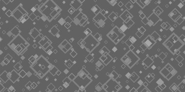 Grey Tech Finans geçmişi. Soyut Piksel Kusursuz Desen. Dijital İş Teknolojisi veya Bilim Araştırma Arkaplanı.