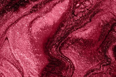 Soyut ışıl ışıl parlak mor arkaplan. Tırnak cilası dokusunu kapat. Renk eğilimi 2023.