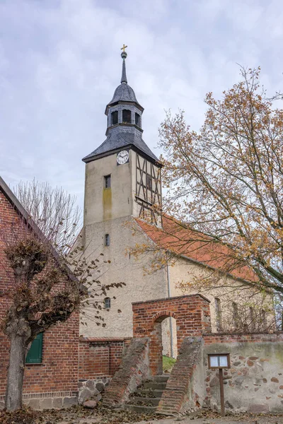 Chiesa Del Villaggio Wahrburg Stendal Sassonia Anhalt Germania — Foto Stock