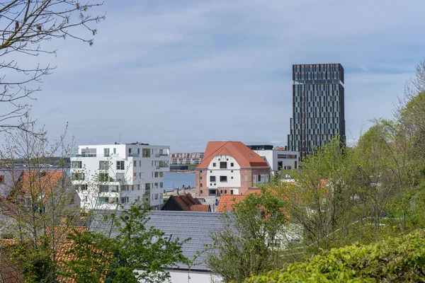 Stadtbild Von Sondersborg Dänemark Mit Modernen Gebäuden — Stockfoto