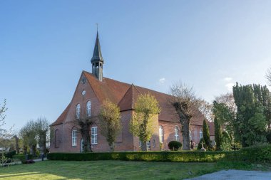 Almanya 'nın kuzeyinde Schleswig-Holstein eyâletinde, Gotik Aziz Catherine Gelting Kilisesi