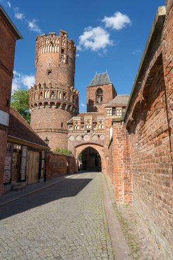Neustdter Tor in Tangermnde, Saksonya-Anhalt, Almanya