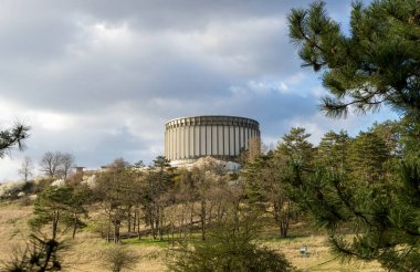 Bad Frankenhausen, Thuringia, Almanya 'da Schlachtberg Panorama Müzesi