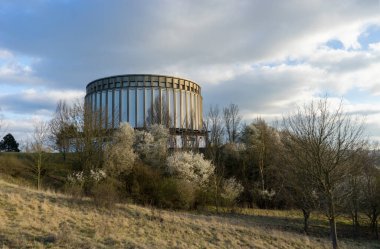 Bad Frankenhausen, Thuringia, Almanya 'da Schlachtberg Panorama Müzesi