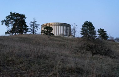 Bad Frankenhausen, Thuringia, Almanya 'da Schlachtberg Panorama Müzesi