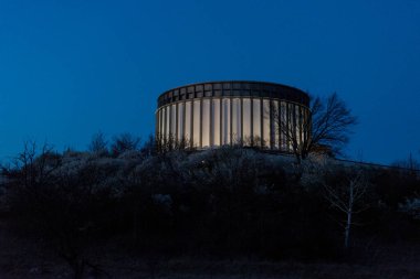 Bad Frankenhausen, Thuringia, Almanya 'da Schlachtberg Panorama Müzesi