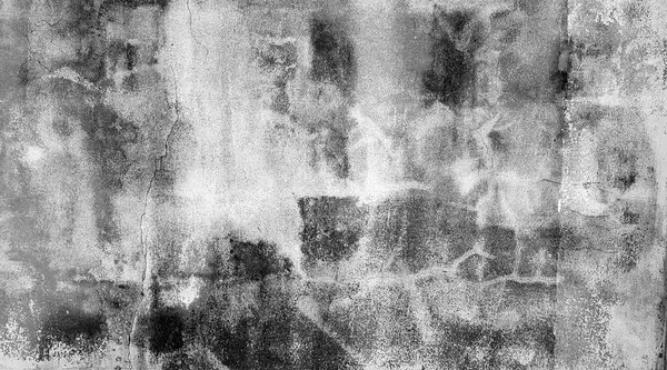 Arka plan için eski beton, beyaz-siyah-gri duvar dokusu çatlak desenli, soyut arkaplan.
