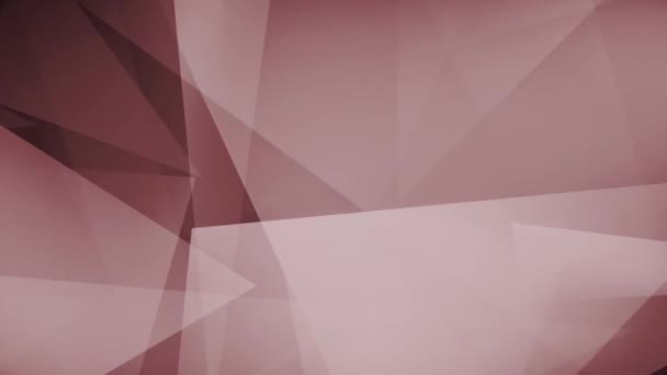 Абстрактна Полігональна Червона Технологія Зациклила Градієнтний Абстрактний Фон Ділова Відеомережа — стокове відео