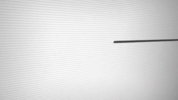 Detailní Záběr Www Textu Monitoru Počítače Mělkou Hloubkou Pole Animace — Stock video