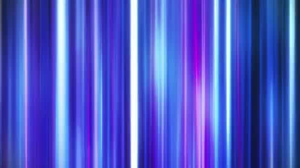 Abstract Blauwe Paarse Glanzende Snelheidslijnen Animatie Snel Bewegende Gloeiende Lichten — Stockvideo