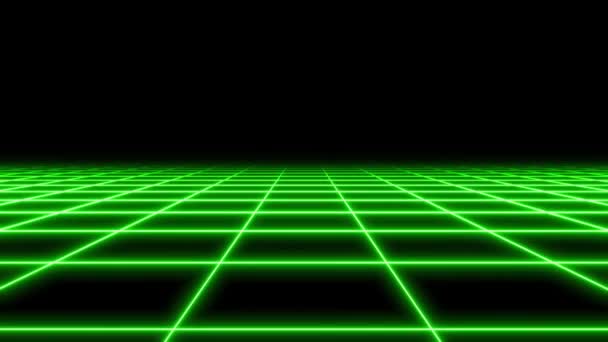 Parallax Retro Abstract Motion Background Loop Inspired 1980 Infinite Flight — стоковое видео
