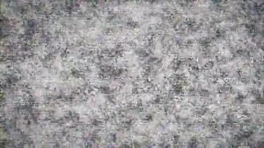 4K Analog CRT Statik Gürültü döngüsü, Retro TV Paraziti, Perili VHS Beyaz Gürültü Titreşimi, Glitchy White and Black Screen Titker, Dijital Görüntü Arkaplan ve Örtüler için Görüntü DokusuName