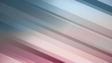 Modern ve Minimum Tasarım için Soyut Çapraz Çizgiler Arkaplanı, Yumuşak Mavi, Pembe ve Bej Tonları Gradyanı, Kusursuz 4K Döngüleme Animasyonu