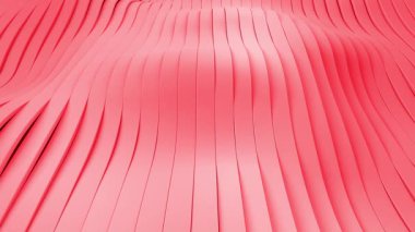 3D Soyut Kırmızı Dalgalı Kurdele Yumuşak Dalgalanma Hareketi, Zarif Kurumsal Sunumlar Animasyonu, Teknik Girişler ve Görsel Tasarım Projeleri, 4K Kusursuz Döngü