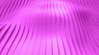 Soyut 3D Pembe Dalgalı Kurdeleler Yumuşak Dalgalanma Hareketi, Zarif Kurumsal Sunumlar, Teknik Girişler ve Görsel Tasarım Projeleri Animasyonu, 4K Kusursuz Döngü 