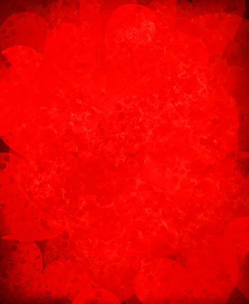 Abstract Red Hearts Background Illustration — Foto Stock
