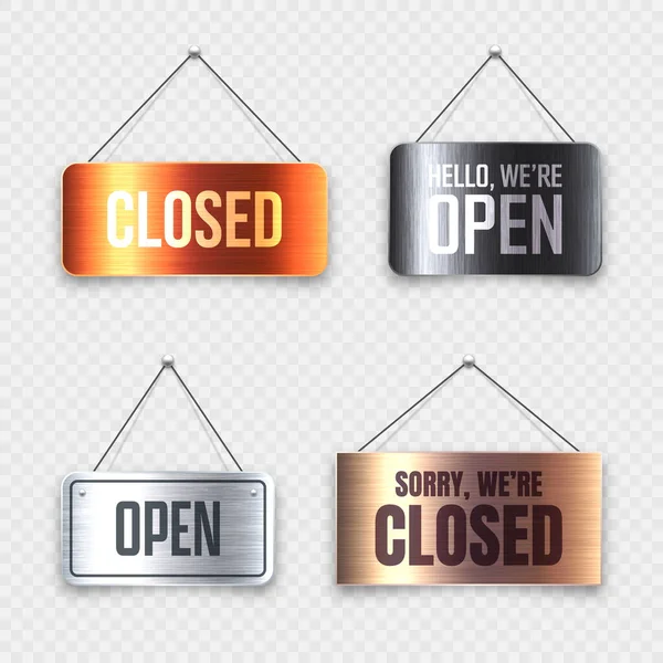 Premium Vector  Yes we're open sticker, company message, label, signboard  or banner for supermarket, store, shop door or service notification. sign  design with typography for restaurant or cafe. vector illustration